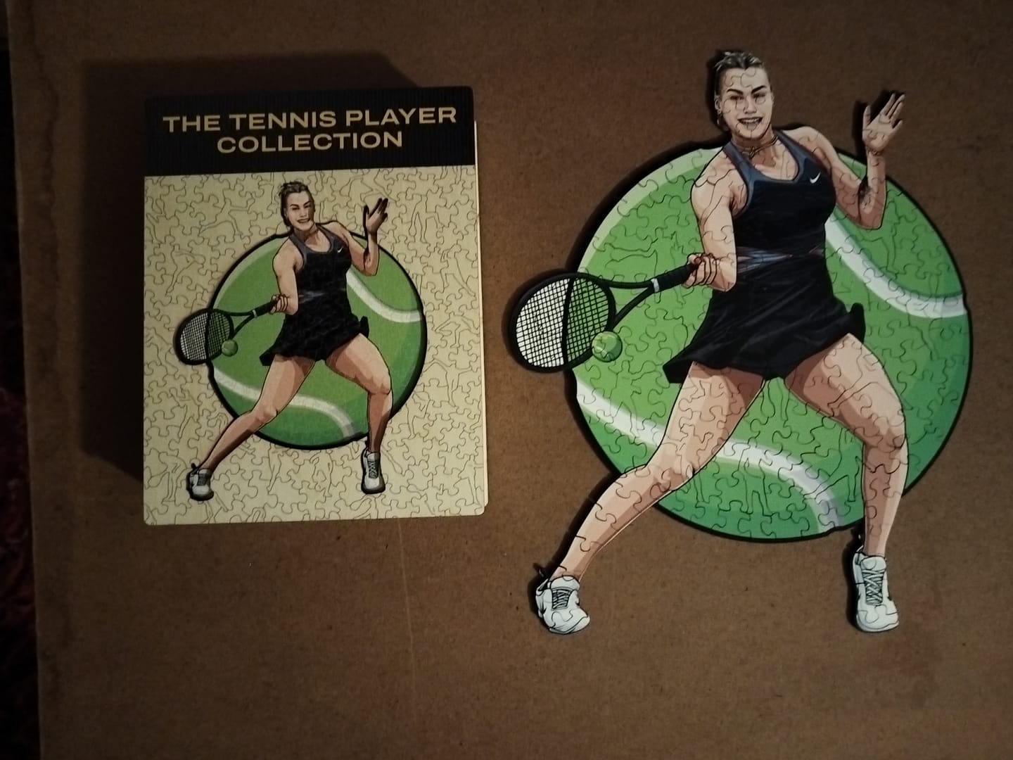 Customer photo review of Aryna Sabalenka - Wooden Puzzle