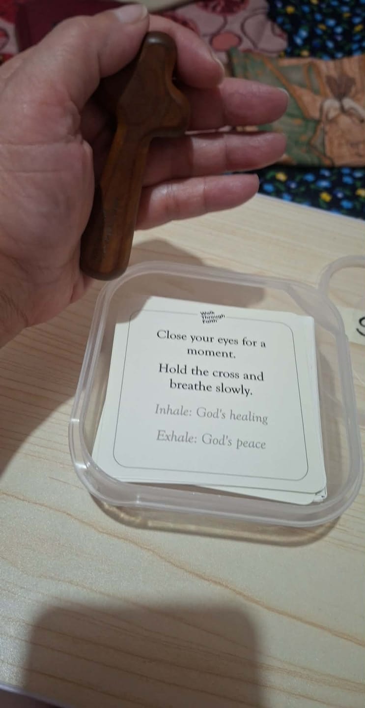 Customer photo review of HEART TALK WITH GOD - PRAYER CARDS