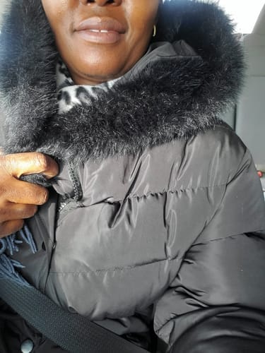 Customer photo review of Elise Puffer Coat
