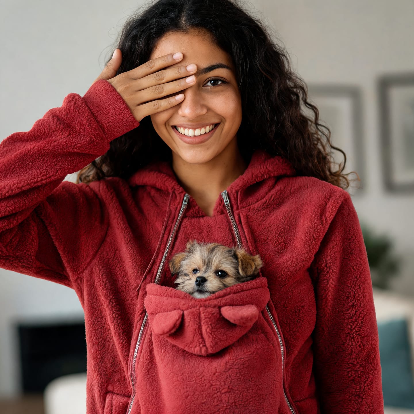 Customer photo review of MIMO™ — Hoodie para Perritos