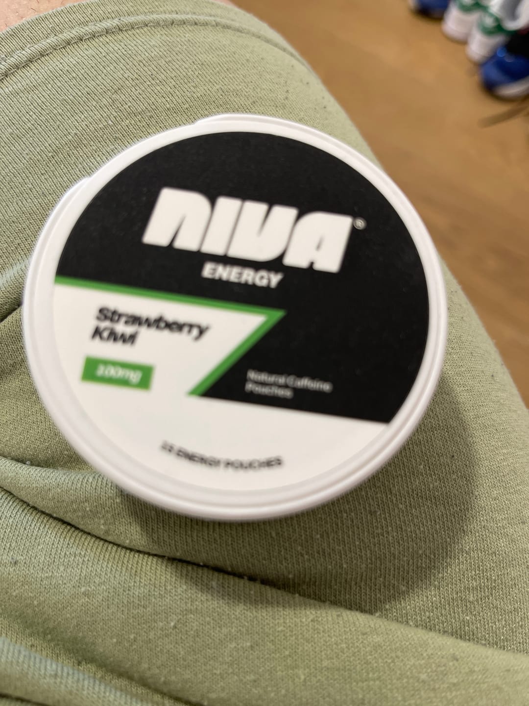 Customer photo review of Strawberry Kiwi Energy Pouches