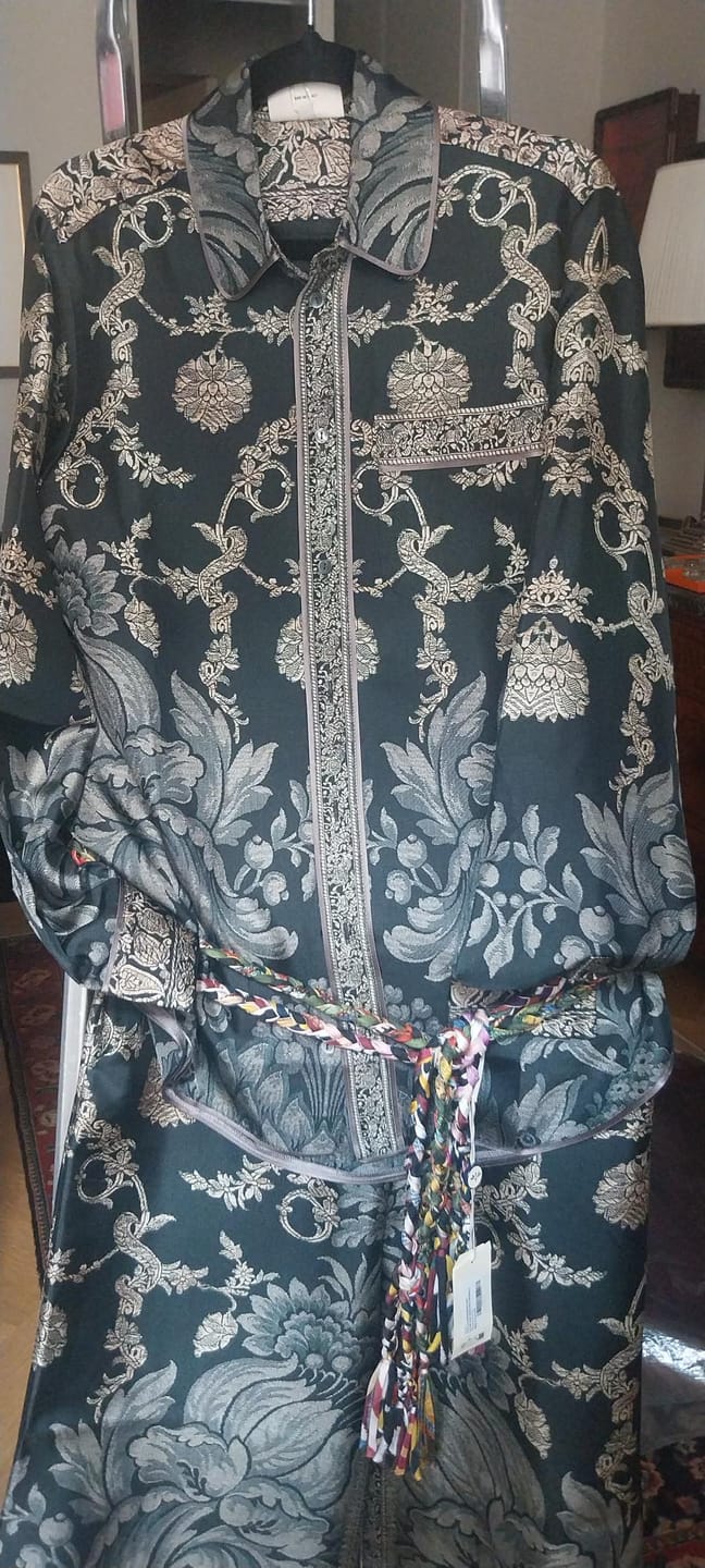 Customer photo review of Printed Silk Shirt