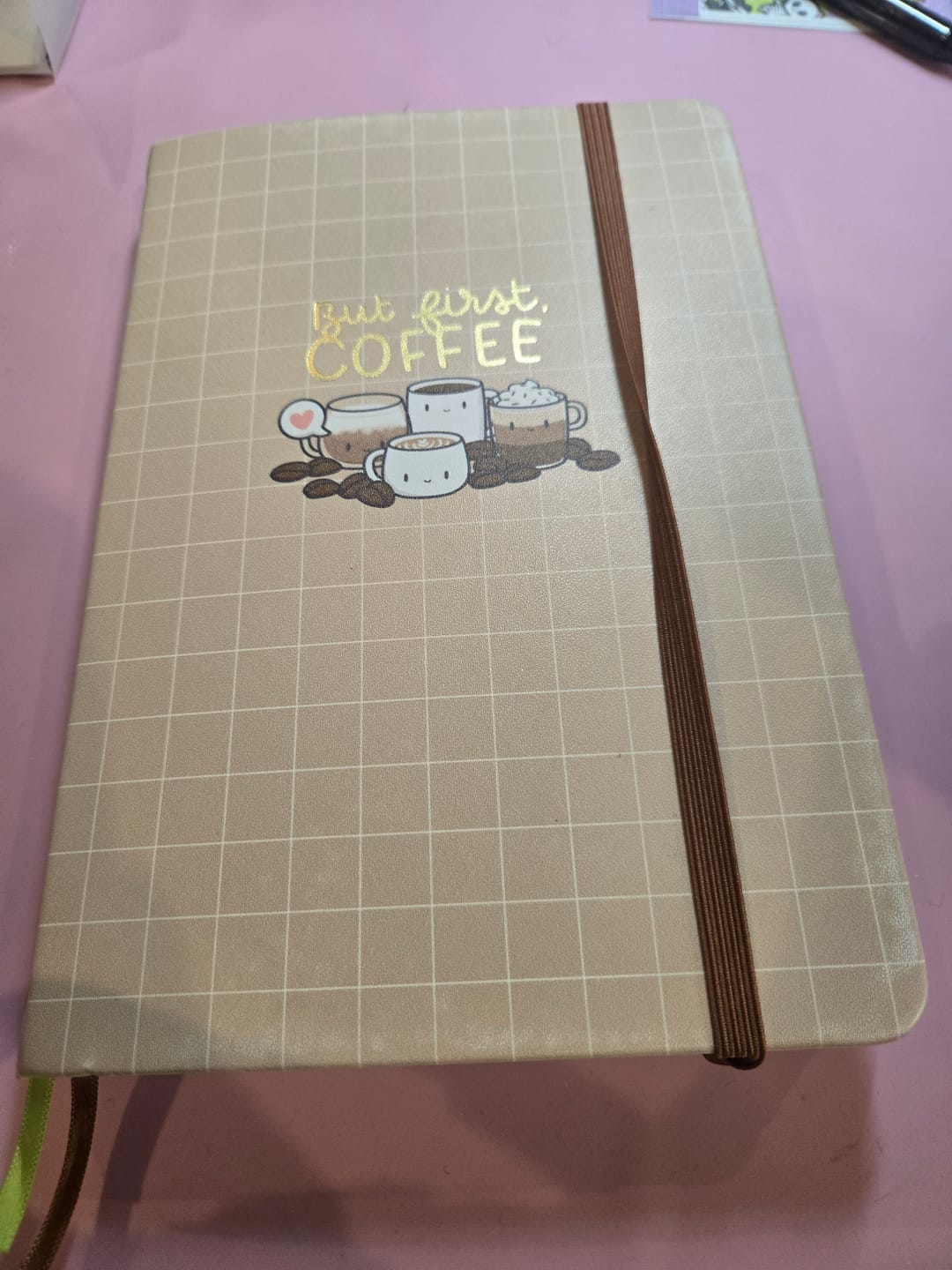 Customer photo review of Coffee Lovers TRP 3-Month Daily Planner