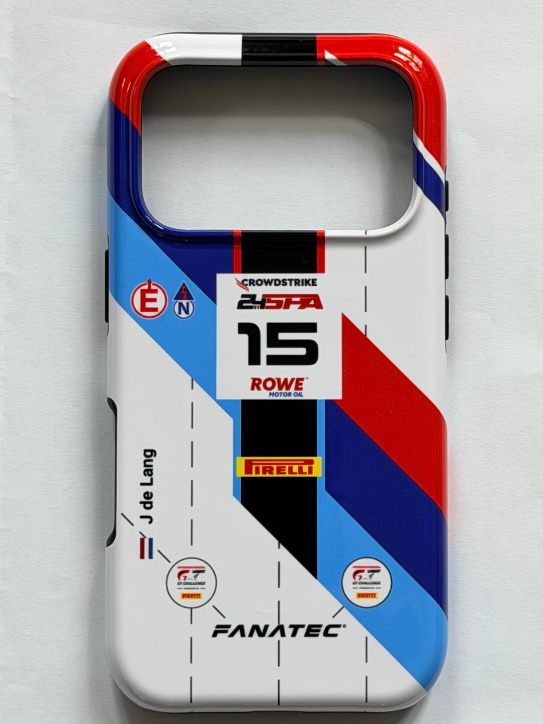 Customer photo review of WRT M4 GT3 24h Spa 2024 Livery - Individuelle Premium Hülle für iPhone