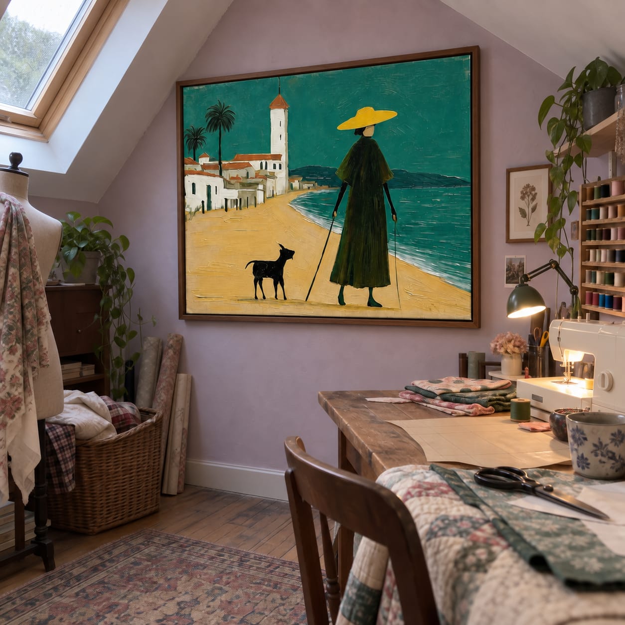 Customer photo review of Seaside Stroll with Dog
