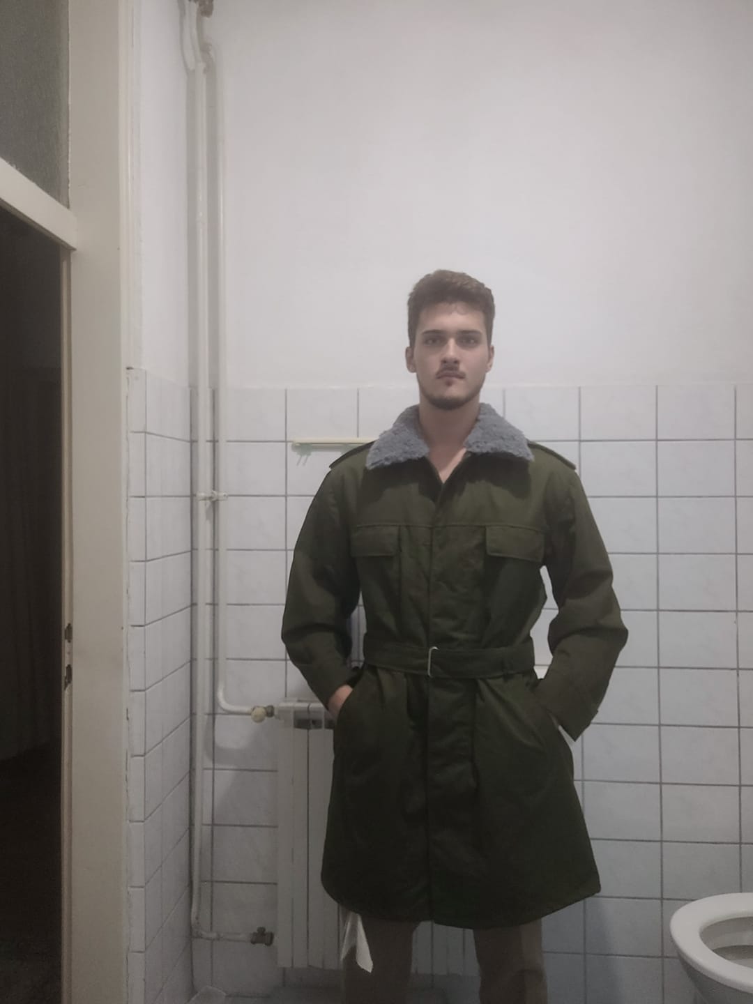 Customer photo review of Original Czech army field parka M85 Army issue hooded winter jacket w lining NEW