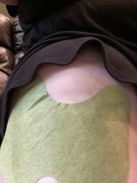 Customer photo review of Parche Natural de Alivio Corporal