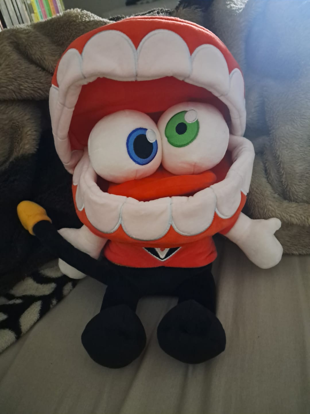 Customer photo review of Caine Plush