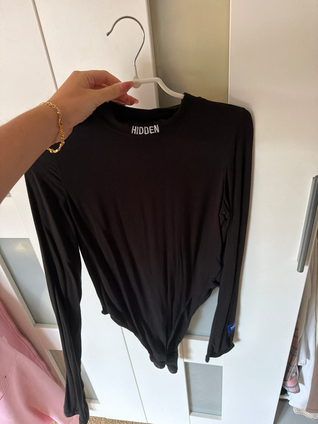 Recenzja zdjęcia klienta dotyczącego produktu BLUE LABEL SHEER BODYSUIT BLACK