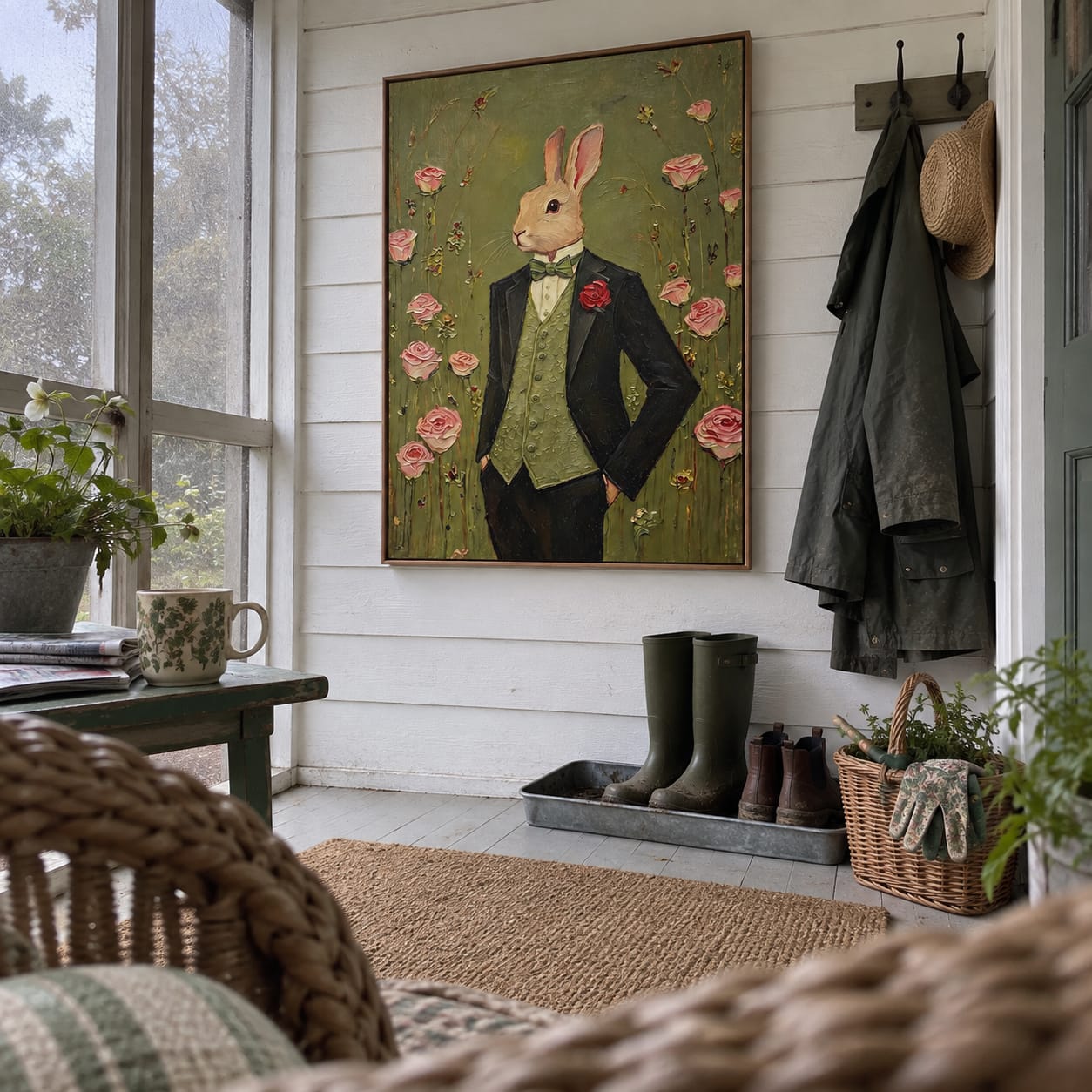 Customer photo review of Gentleman Rabbit
