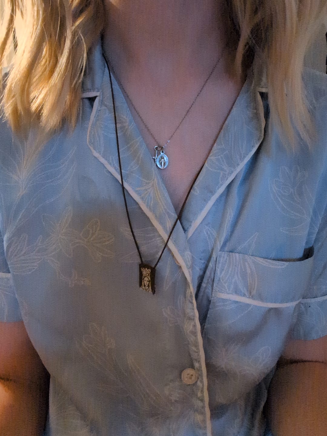 Customer photo review of OLMC Mini | Our lady of Mt. Carmel Premium Brown Scapular