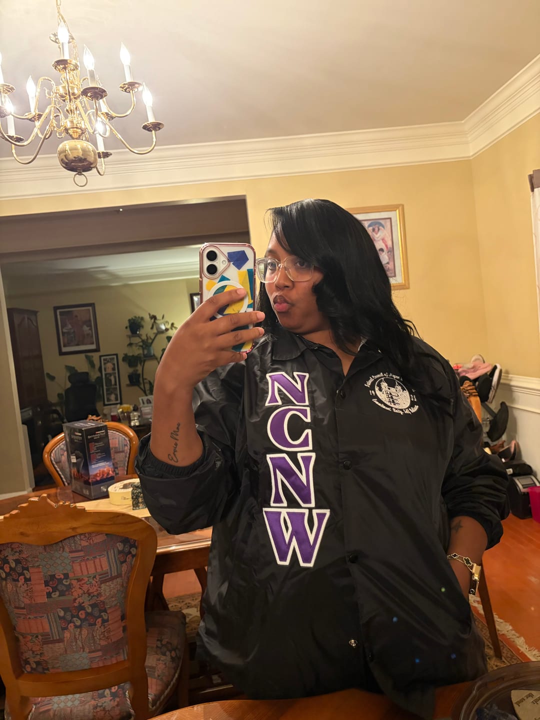 Customer photo review of NCNW Coach's Jacket