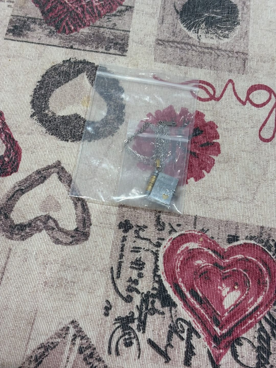 Customer photo review of Halskette mit Emotionaler Botschaft