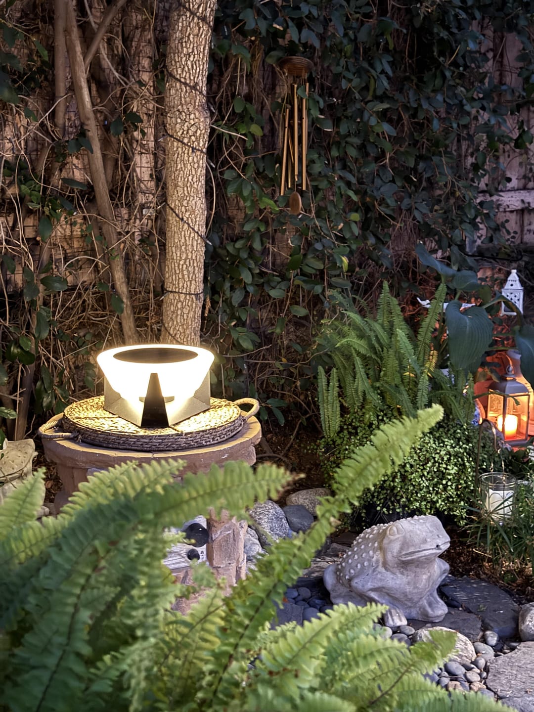 Customer photo review of RIRZ HALO | Modern Solar Outdoor Lamp