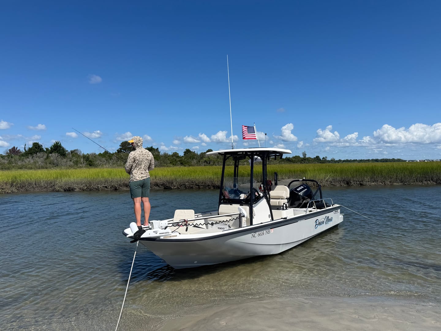 Customer photo review of 16" x 24" Boat Flag Set