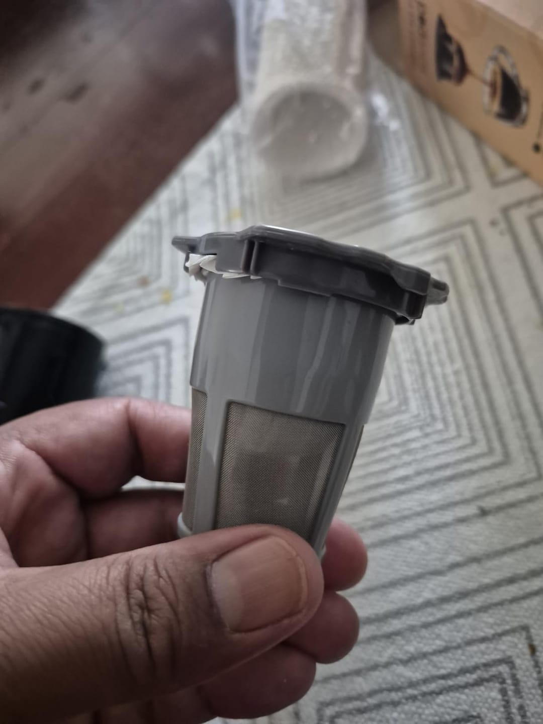 Customer photo review of Savepod® Tear-Proof Coffee Filters -  White - New & Improved - 100% Compostable