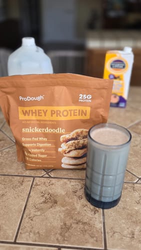 Customer photo review of Gourmet Whey Protein Powders