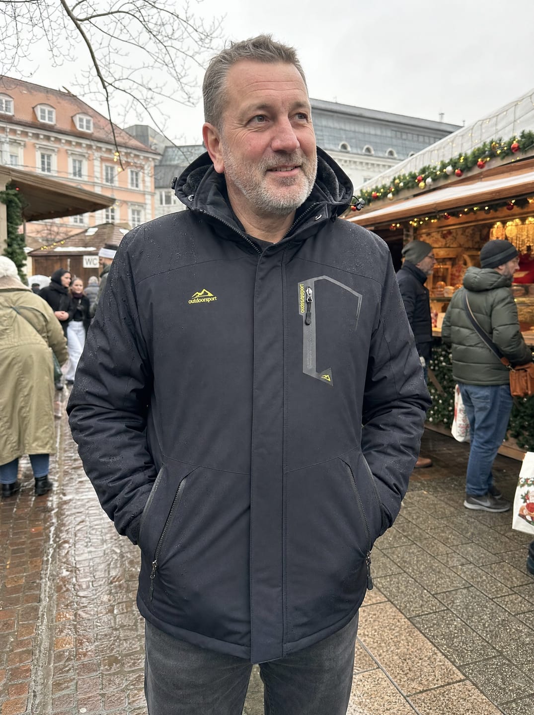 Customer photo review of Wasserdichte Winterjacke - Herren