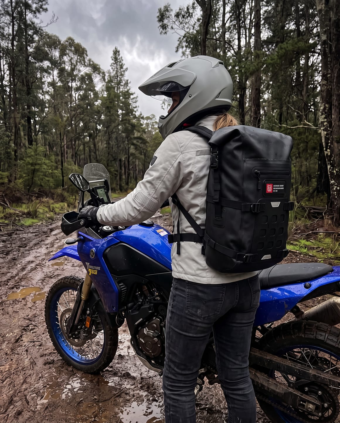 Customer photo review of 22L - Explorer Adventure Touring Backpack