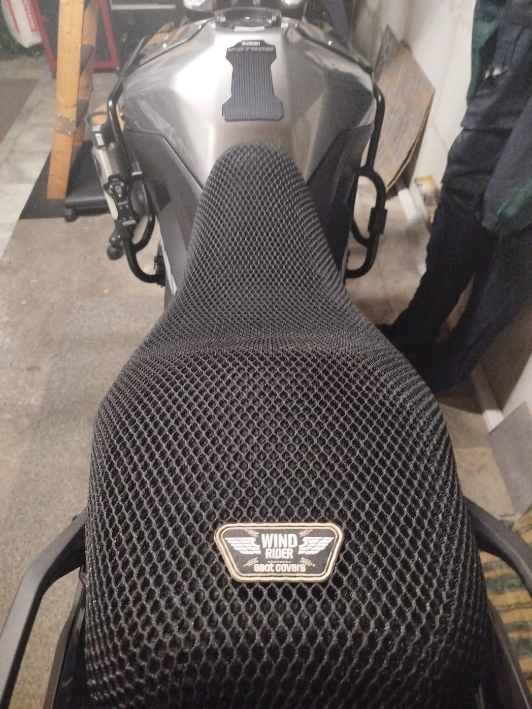 Customer photo review of Wind Rider Seat Cover
