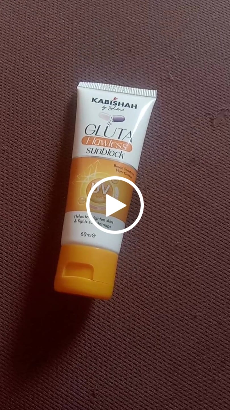 Customer video review of Gluta Flawless Sunblock