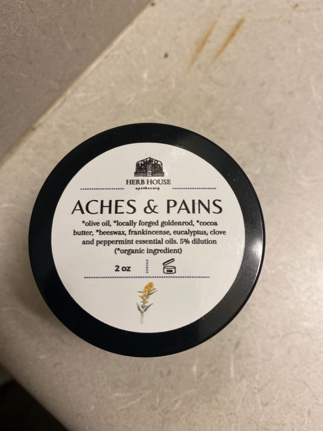 Customer photo review of Aches & Pains Salve