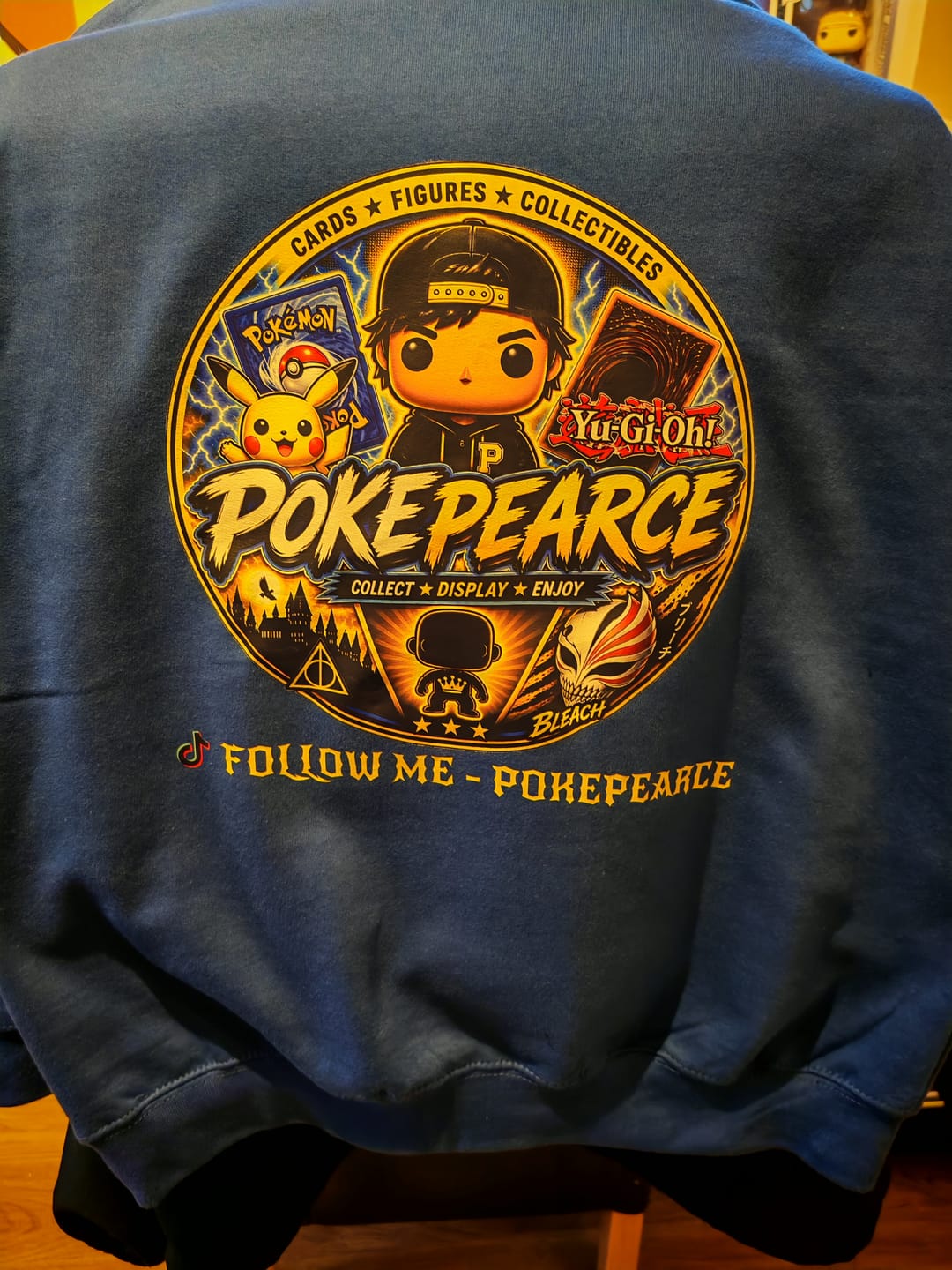 Customer photo review of Personalised Hoodies with Your Logo on Front & Back