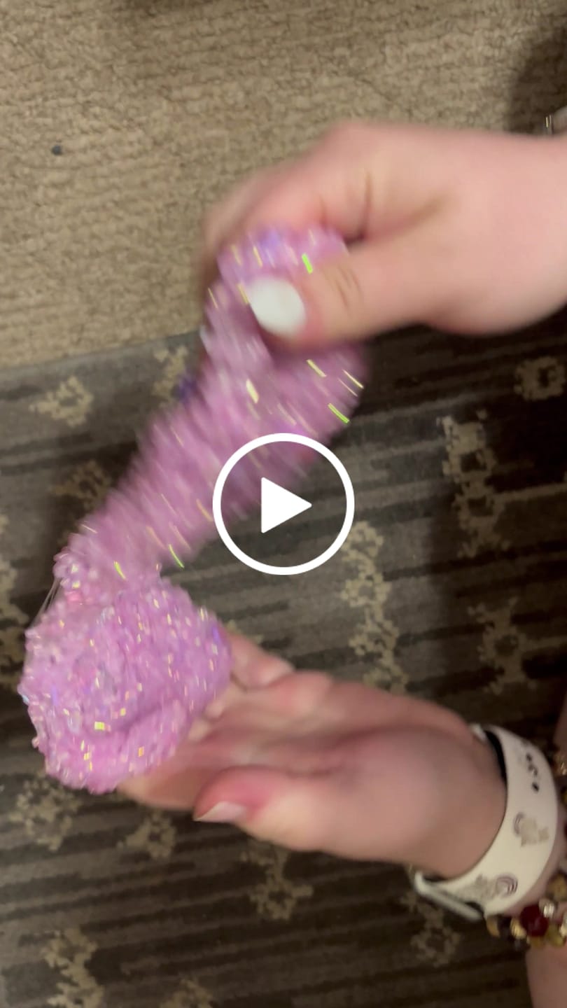 Customer video review of Sanrio® Kuromi™ Crunchy Signature Dome™ Slime