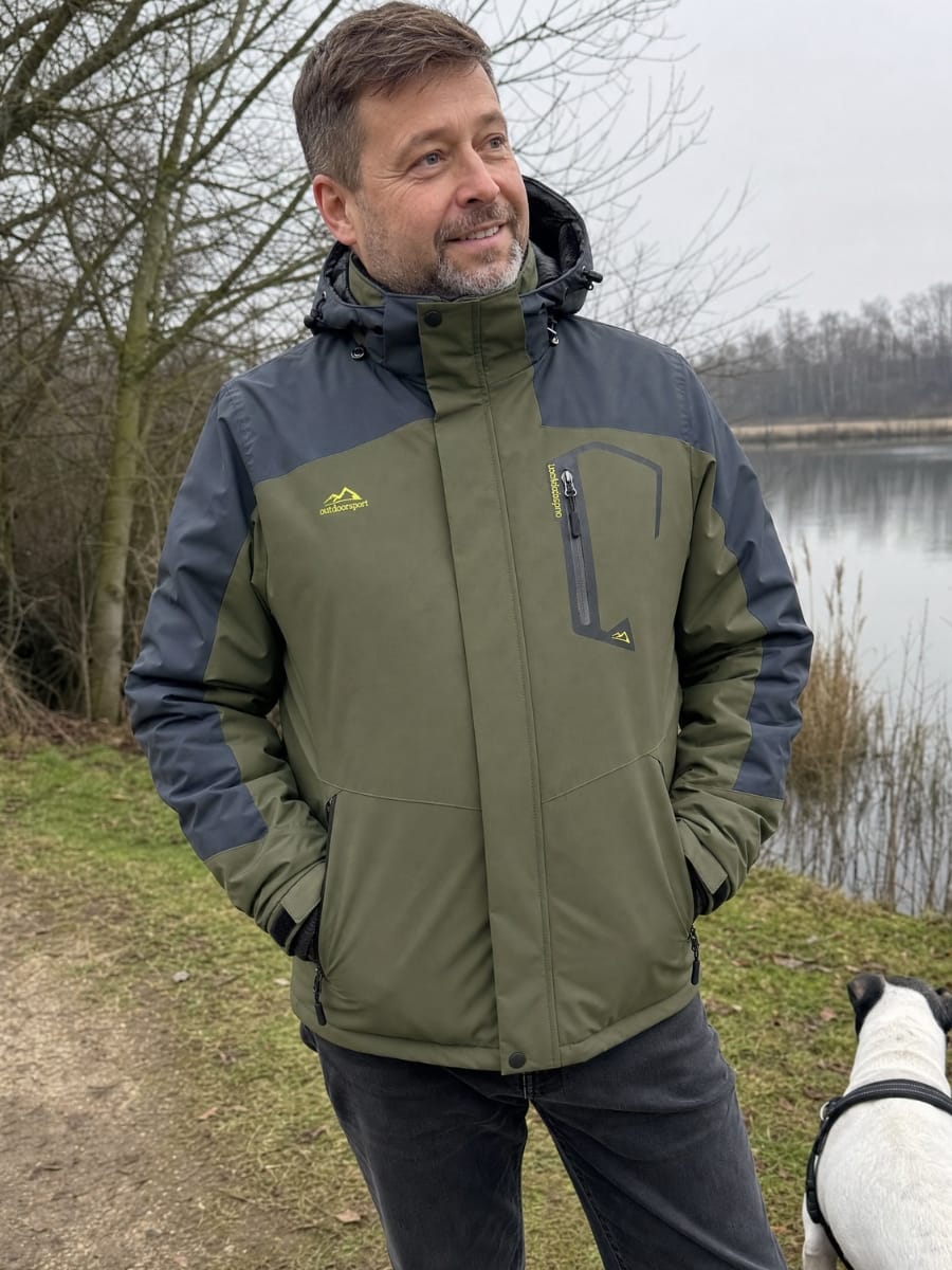 Customer photo review of Wasserdichte Winterjacke - Herren