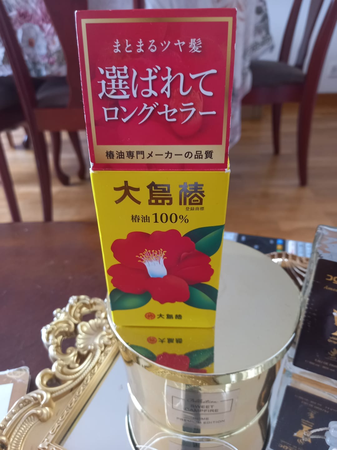Customer photo review of Oshima Tsubaki 100% Pure Camellia Oil 60ml - Hair, Scalp & Skin Care