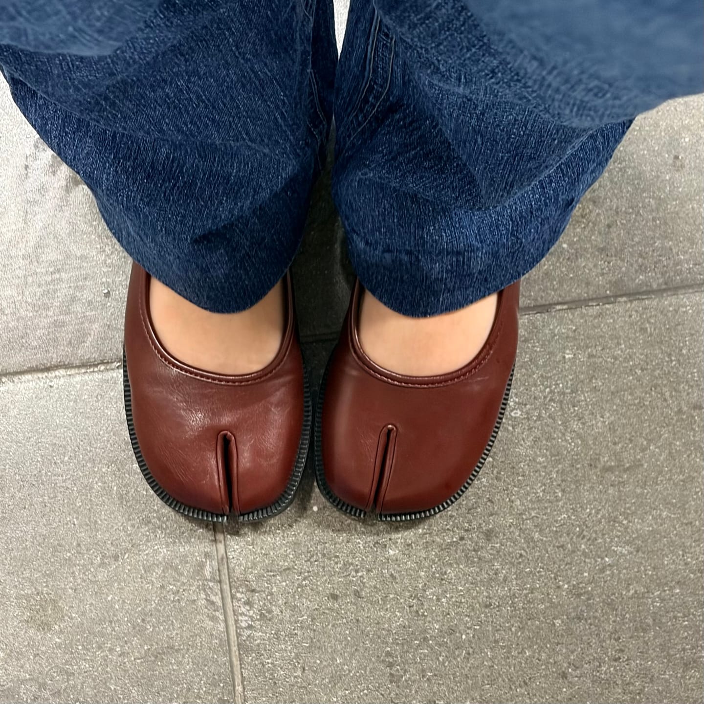 Customer photo review of Calcetas Tabi Negras