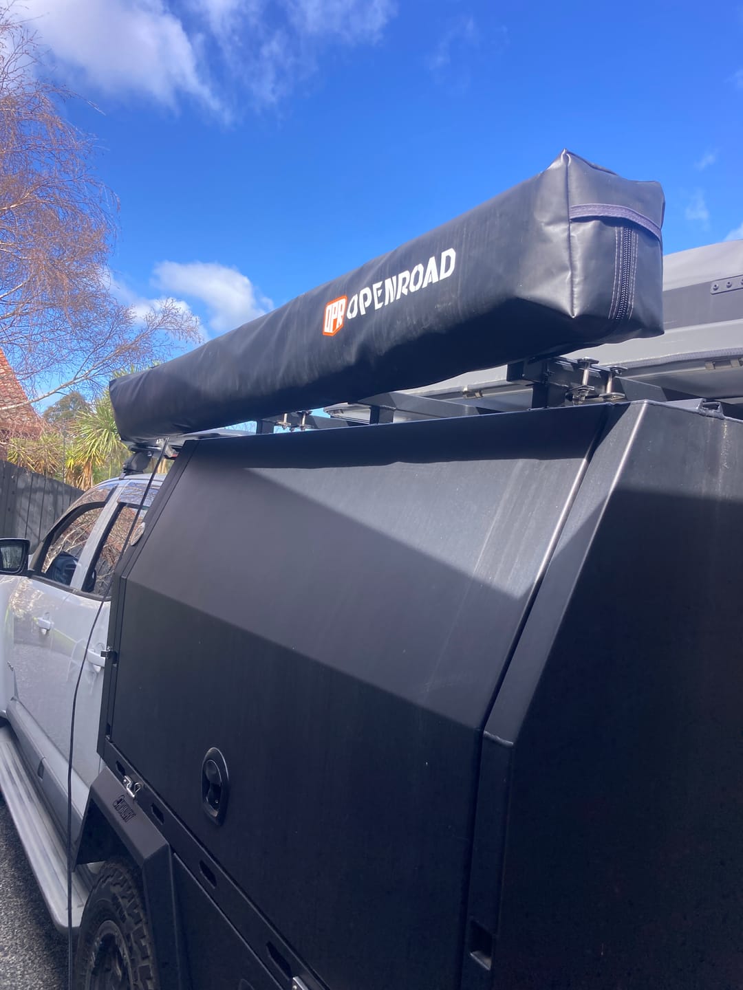 Customer photo review of OPENROAD Shower Awning