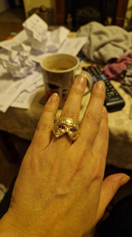 Customer photo review of IRIS™ Ağlayan Kinetik Yüzük