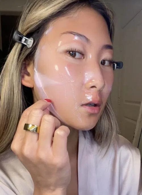 Customer photo review of Salmon PDRN Collagen Mask