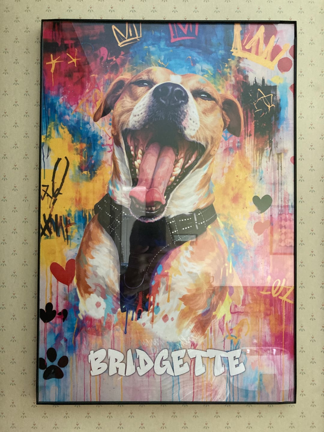 Customer photo review of Graffiti - Personalized Poster