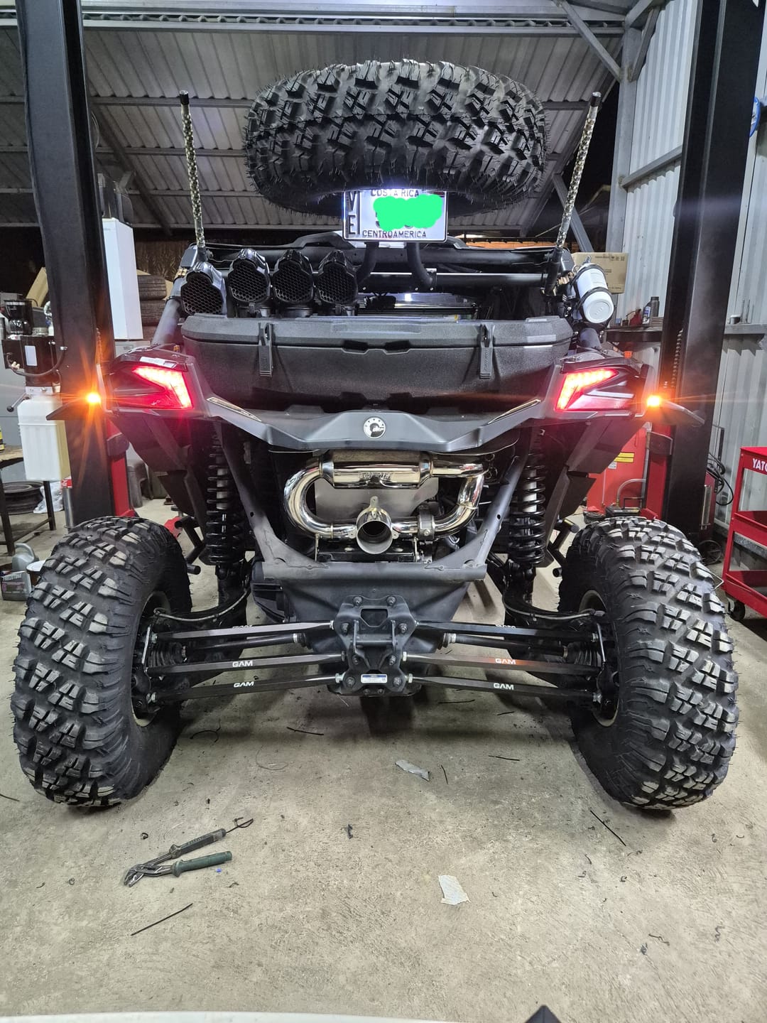 Customer photo review of RPM X3 E-Valve Slip On Exhaust Sport Muffler Can-Am Maverick X3 Turbo R & RR 2017-2026
