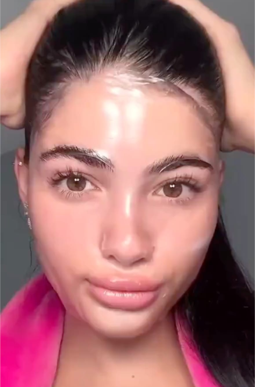 Customer photo review of Salmon PDRN Pink Collagen Jelly Gel Mask