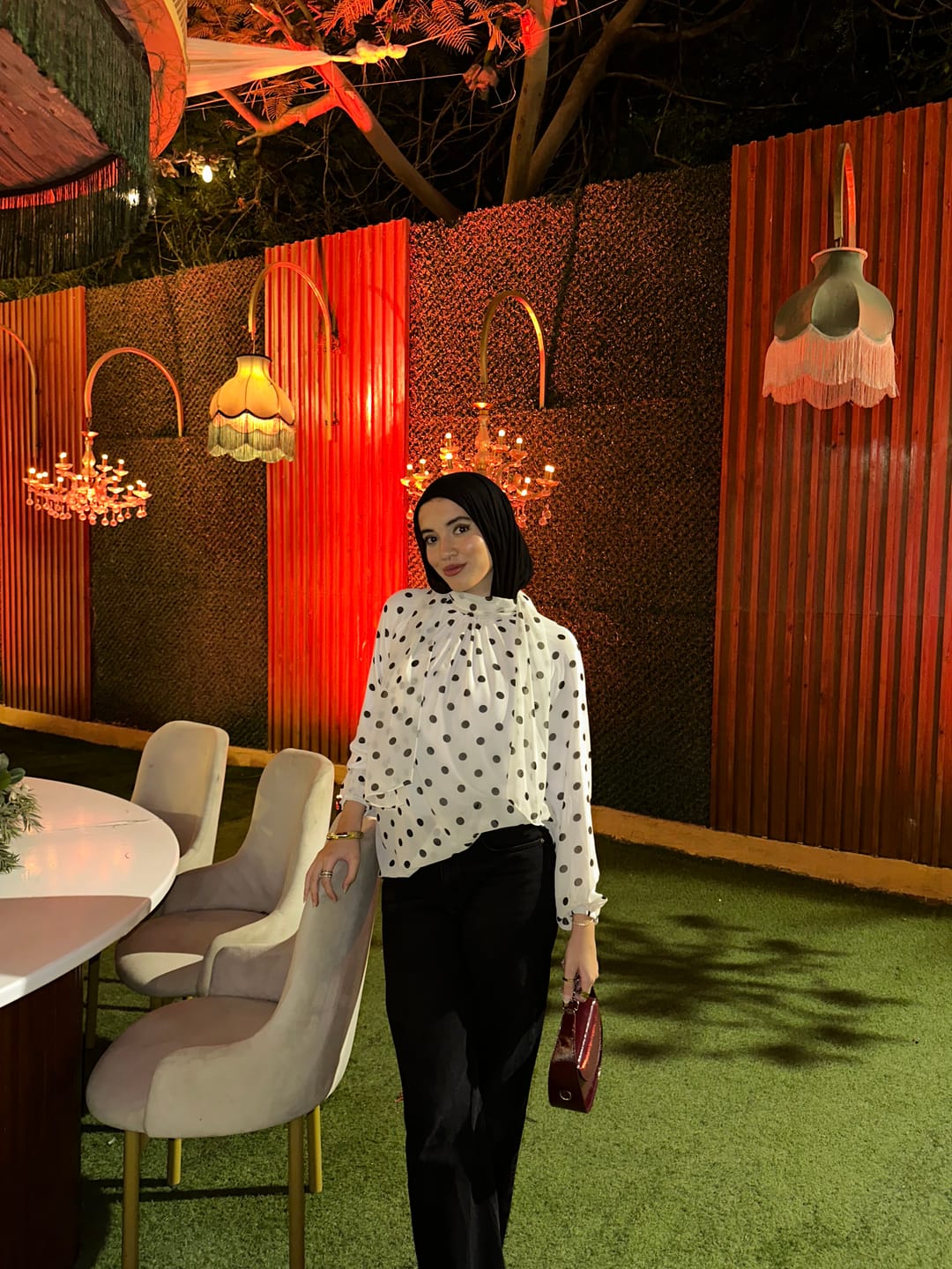 Customer photo review of Dottie blouse-White