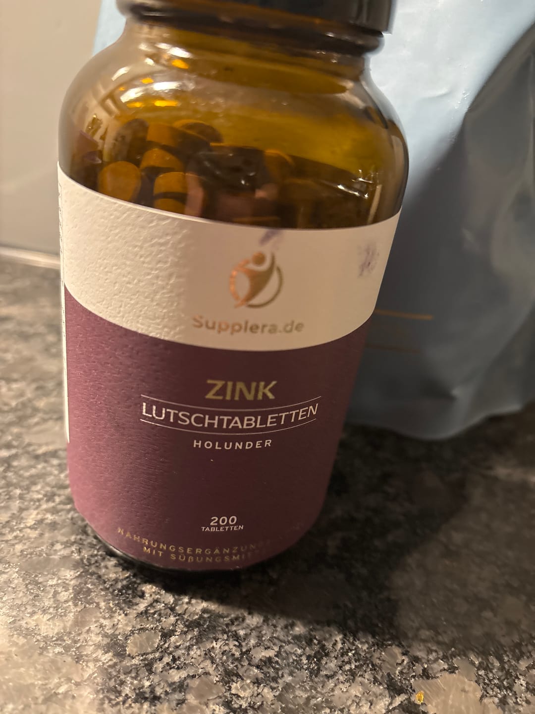 Customer photo review of Lutschtabletten Zink Holunder