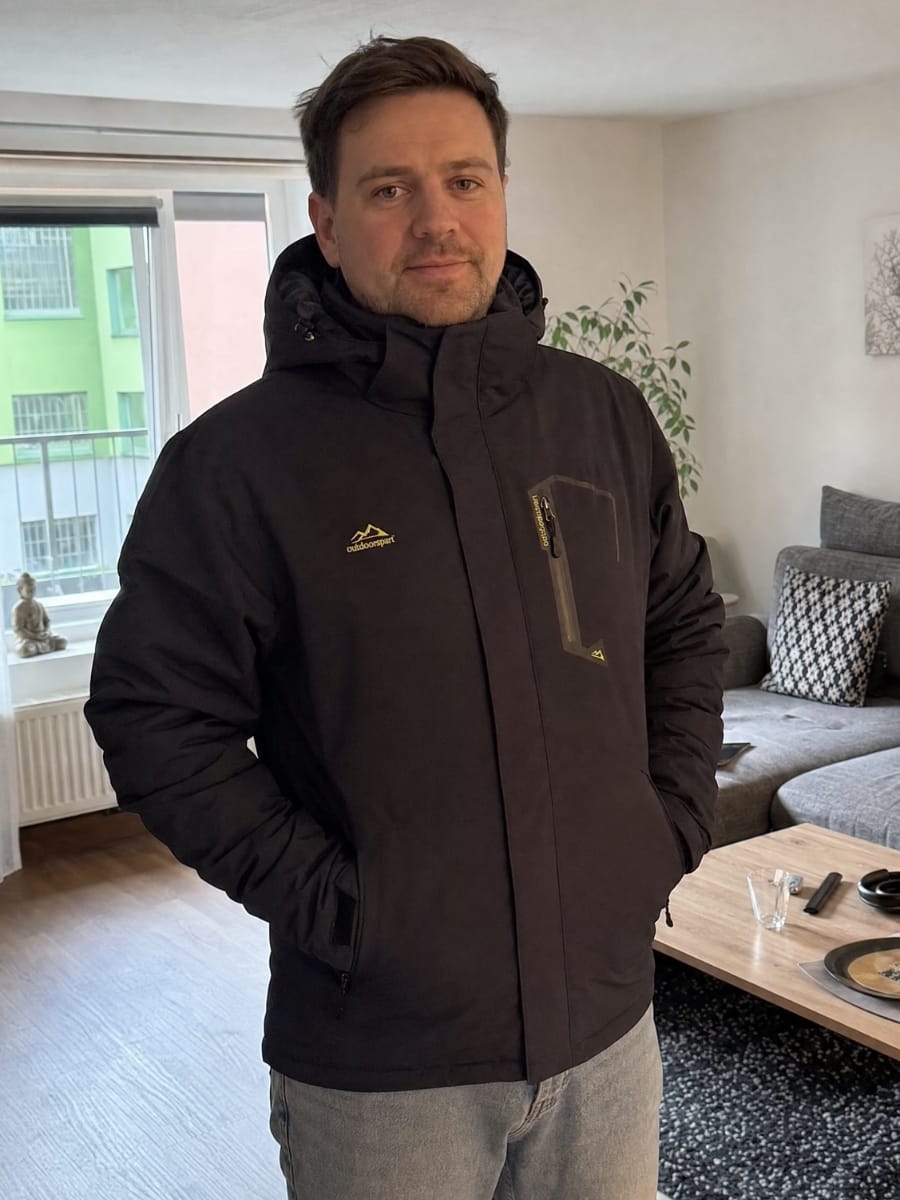 Customer photo review of Wasserdichte Winterjacke - Herren