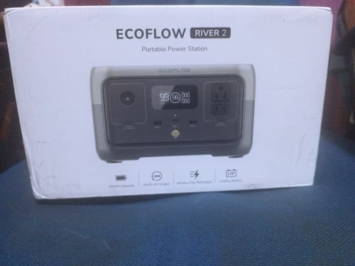 Customer photo review of Estación de Energía Portátil EF ECOFLOW RIVER 2 - 256Wh - Batería LiFePO4 - Salida 600W - EFR600