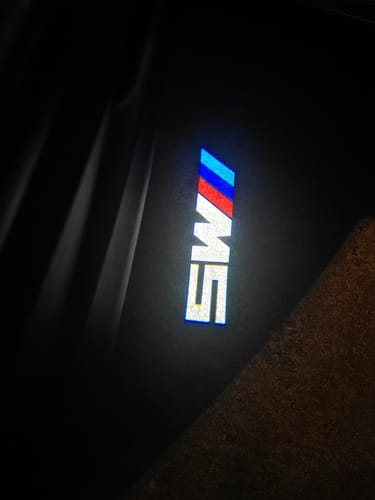 Customer photo review of BMW F SERIES DOOR LIGHTS