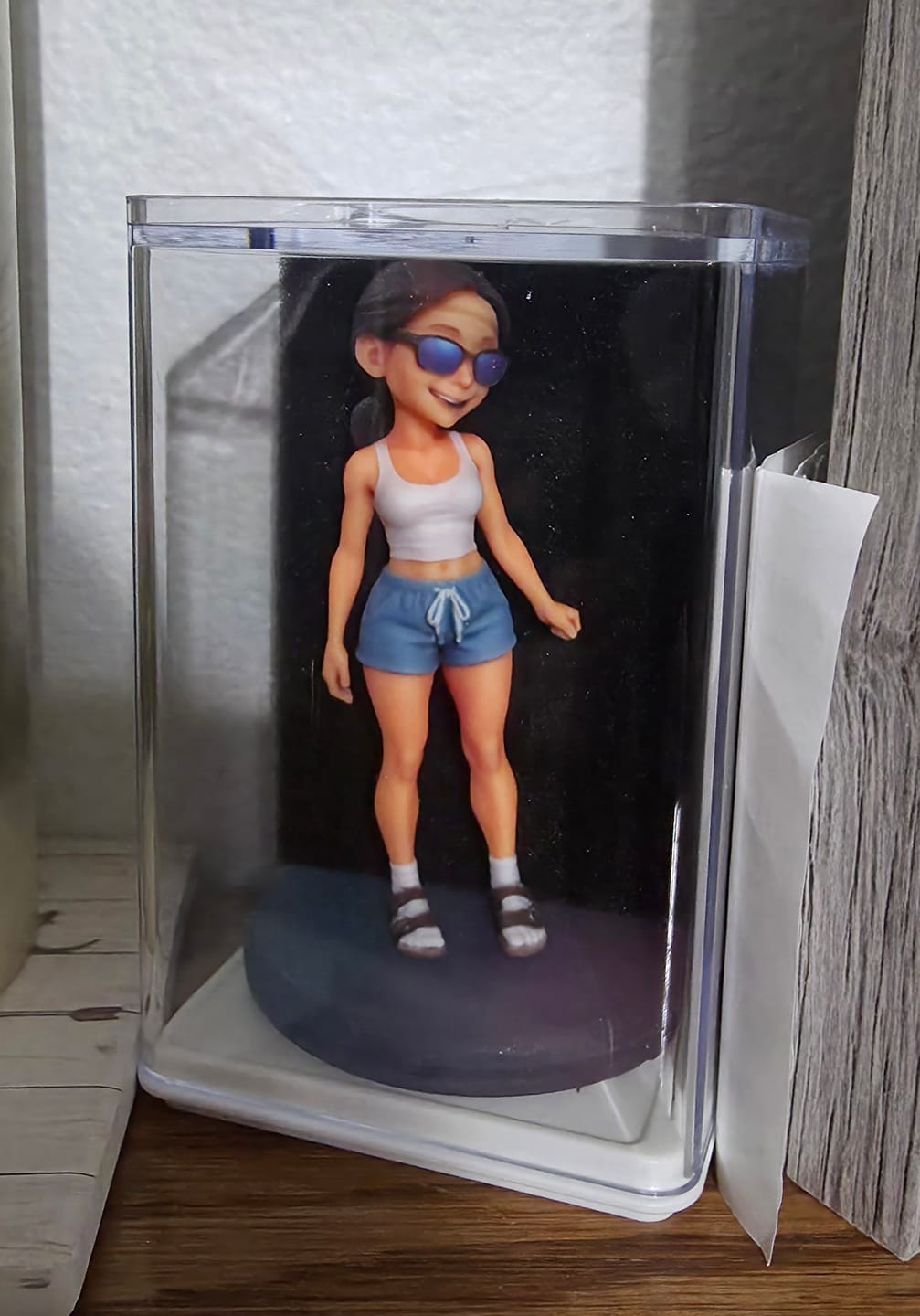 Customer photo review of Personalized Pet 3D Figurine from Photo