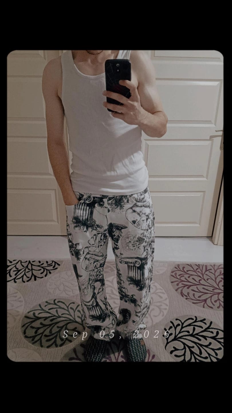 Customer photo review of Fundayz David Desenli Baggy Jean Pantolon