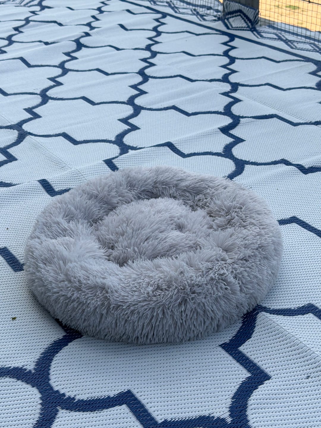 Customer photo review of The Original Fluffy Bean® Pet Bed