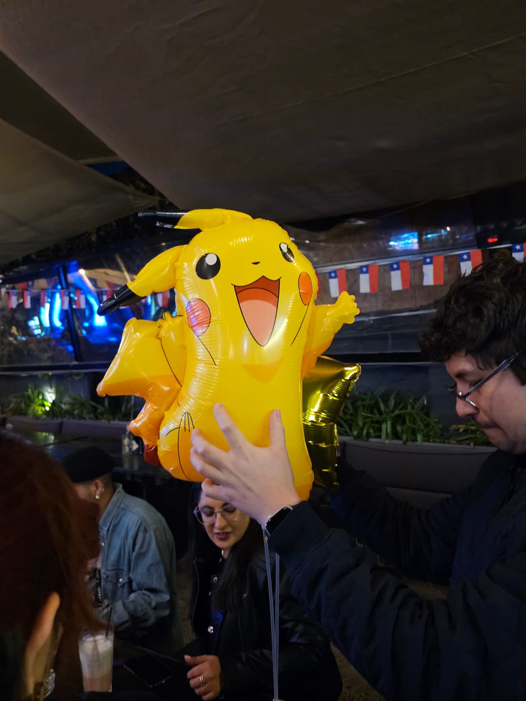 Customer photo review of Set globos pokemon, 5 piezas