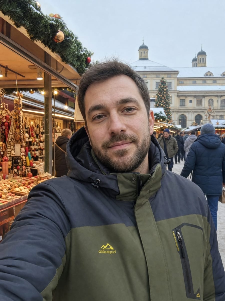 Customer photo review of Wasserdichte Winterjacke - Herren