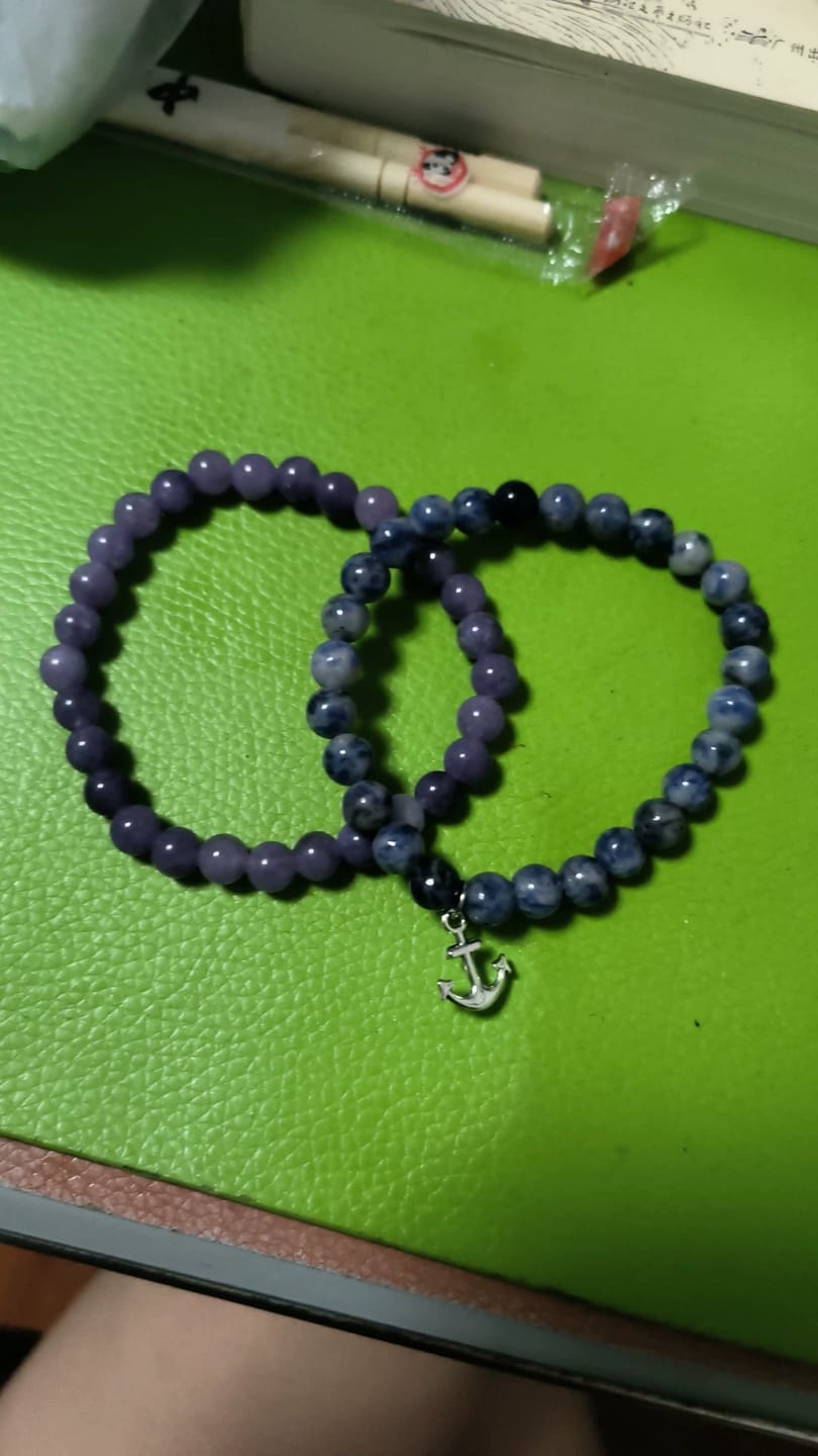 Customer photo review of FREE Today: Harmony Balance & Positive Vibes Natural Multi Material Stone Unisex Versatile Bracelet
