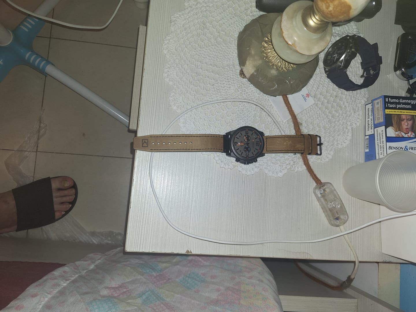 Customer photo review of Curren Sofia® orologio uomo pelle