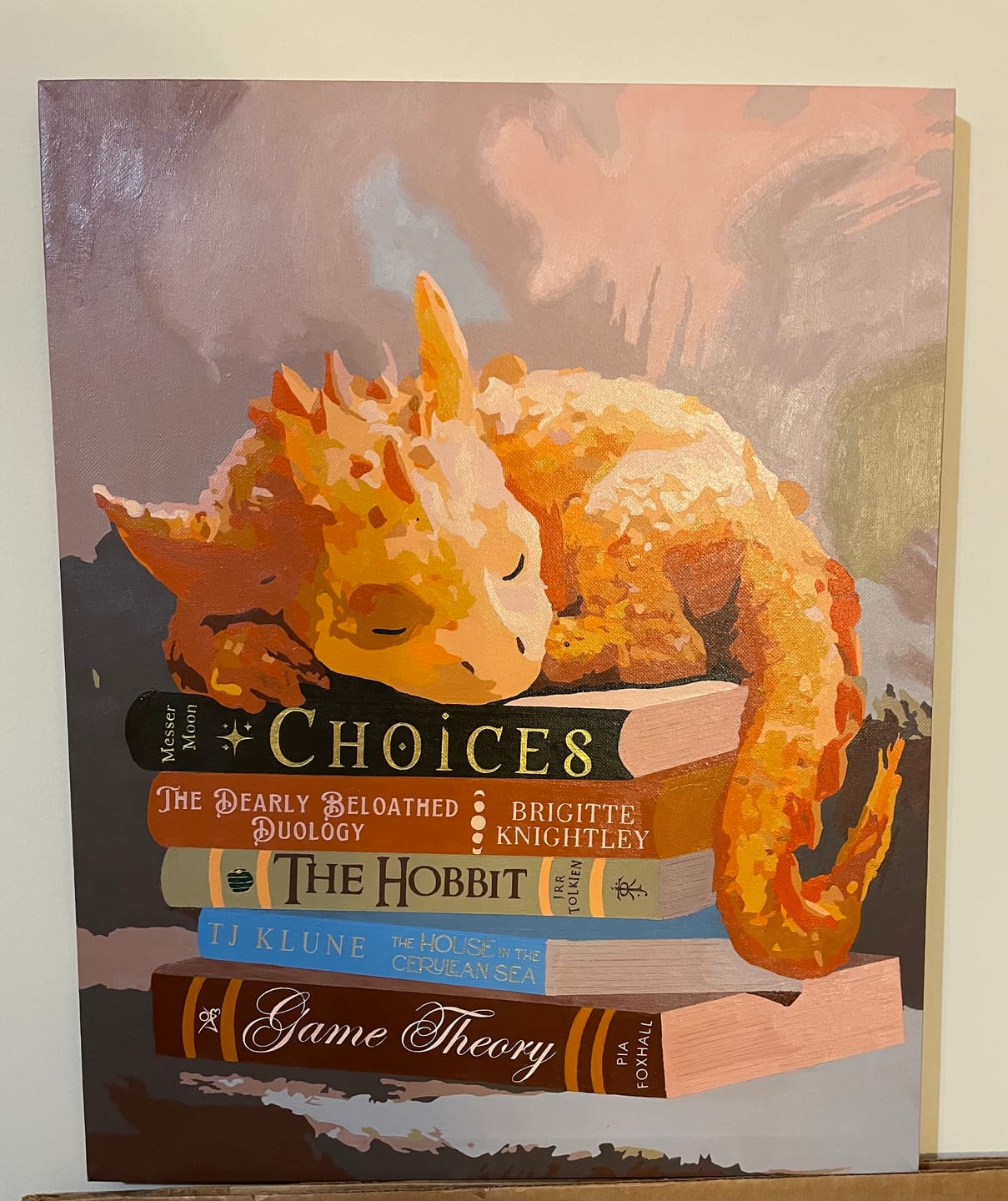 Customer photo review of Guardian of wisdom | Paint by Number